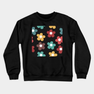 Abstract Flower Crewneck Sweatshirt